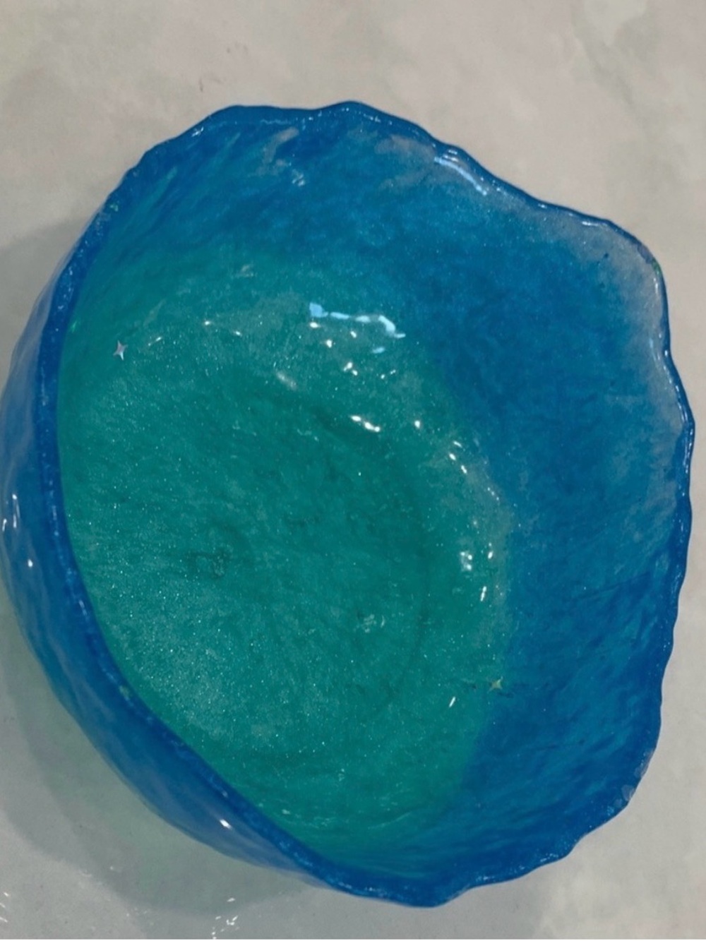 Blue Kids Bath Scoop - Gentle Water Play Accessory